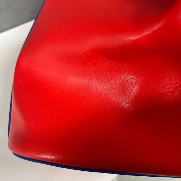 Emporio Armani Red Bucket Bag - Picture 7 of 10